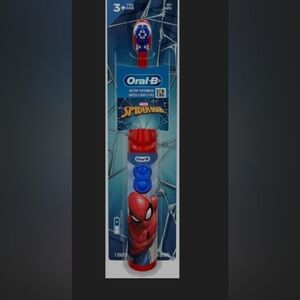 Oral‑B Spider‑Man Kids Electric Toothbrush — Red & Blue